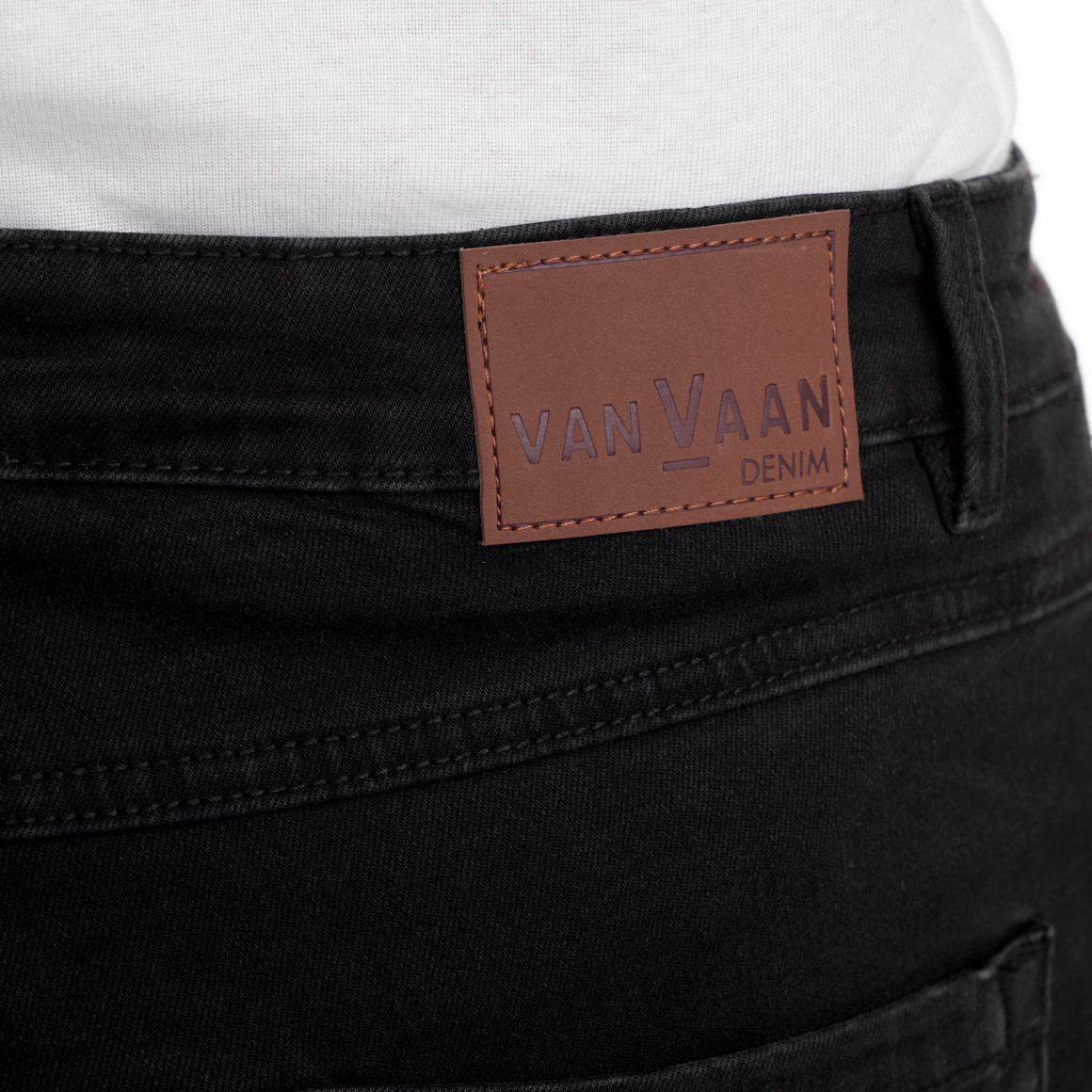 Slim fit jeans met vijf zakken voor heren