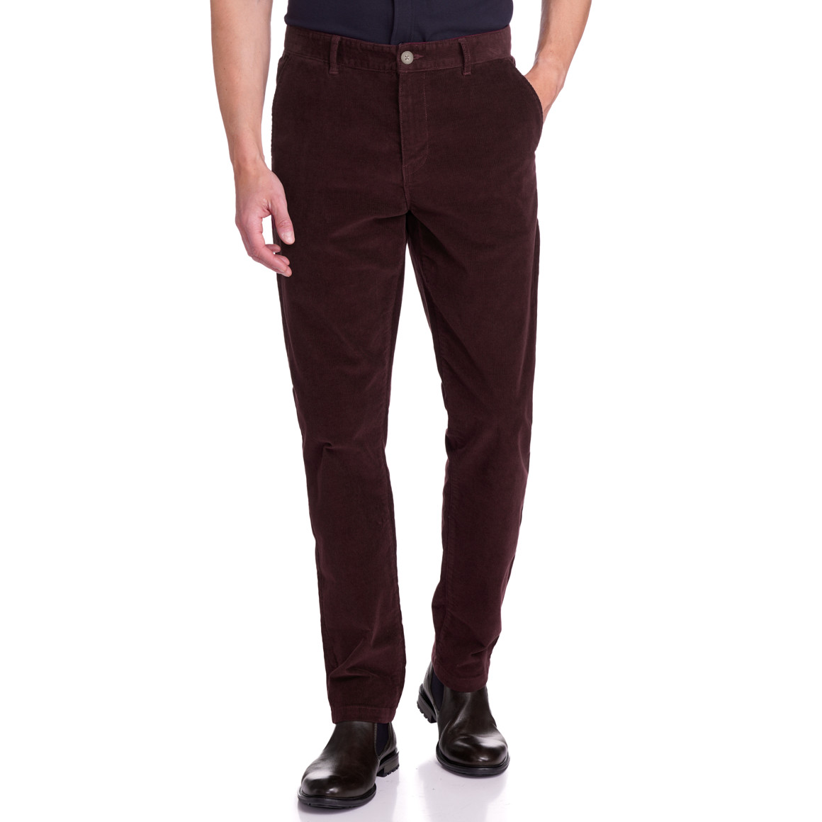 Corduroy herenbroek met vier zakken