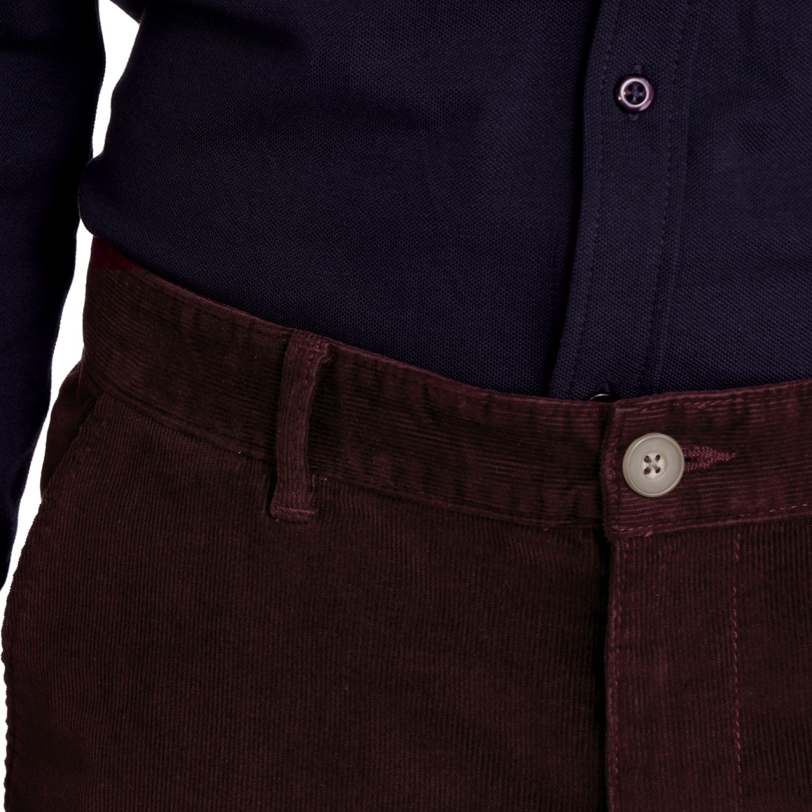 Corduroy herenbroek met vier zakken