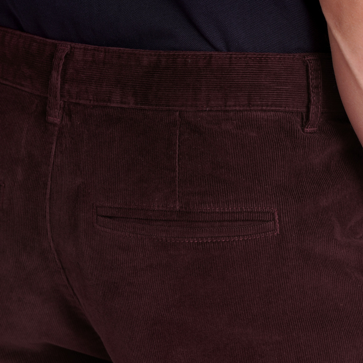 Corduroy herenbroek met vier zakken