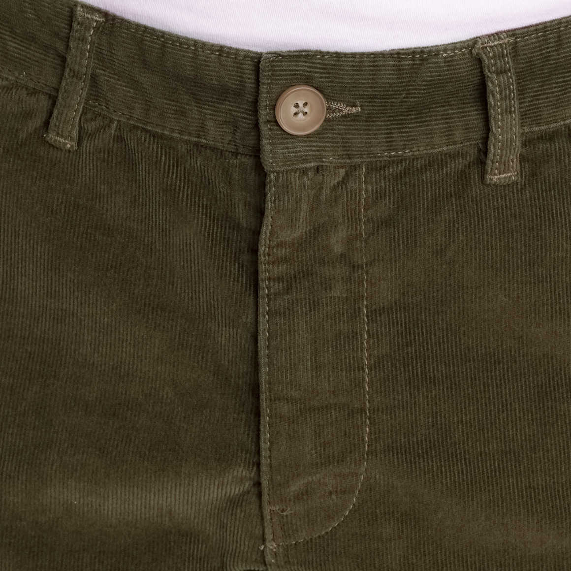 Corduroy herenbroek met vier zakken