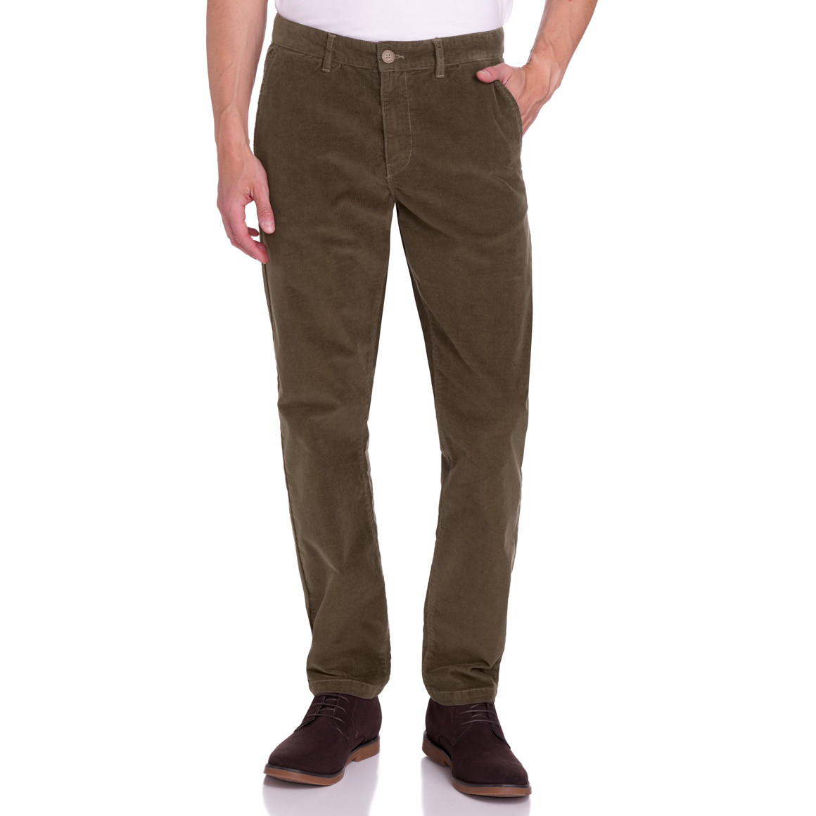 Corduroy herenbroek met vier zakken