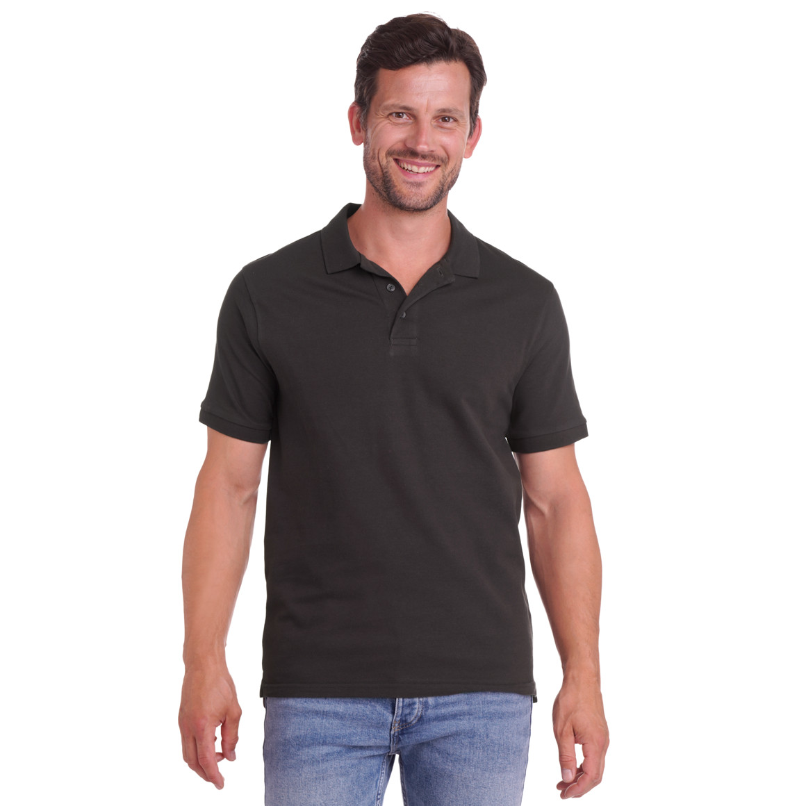 Herren Poloshirt in Pique-Struktur