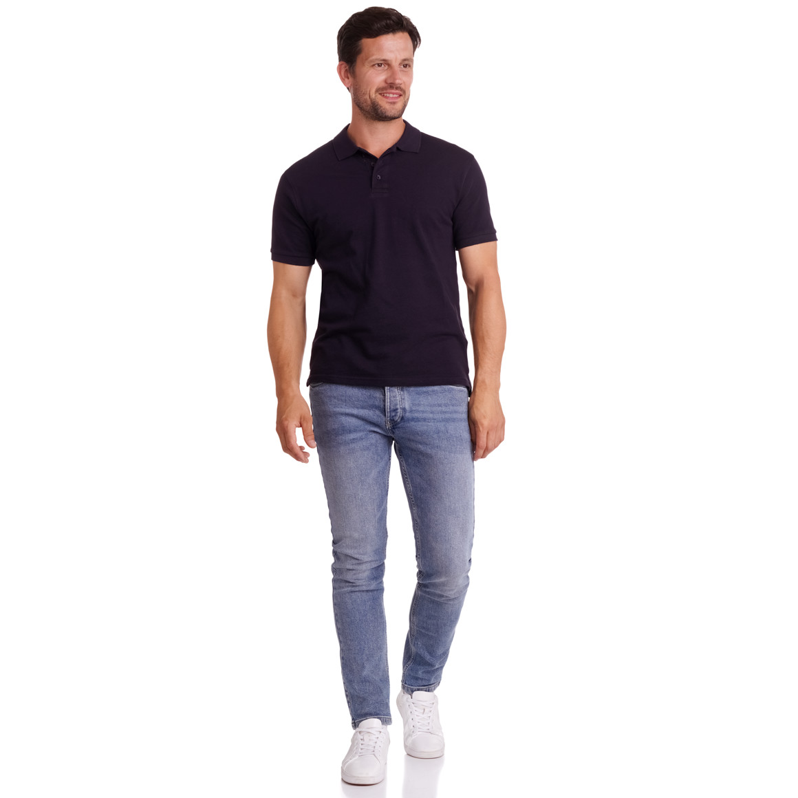 Herren Poloshirt in Pique-Struktur