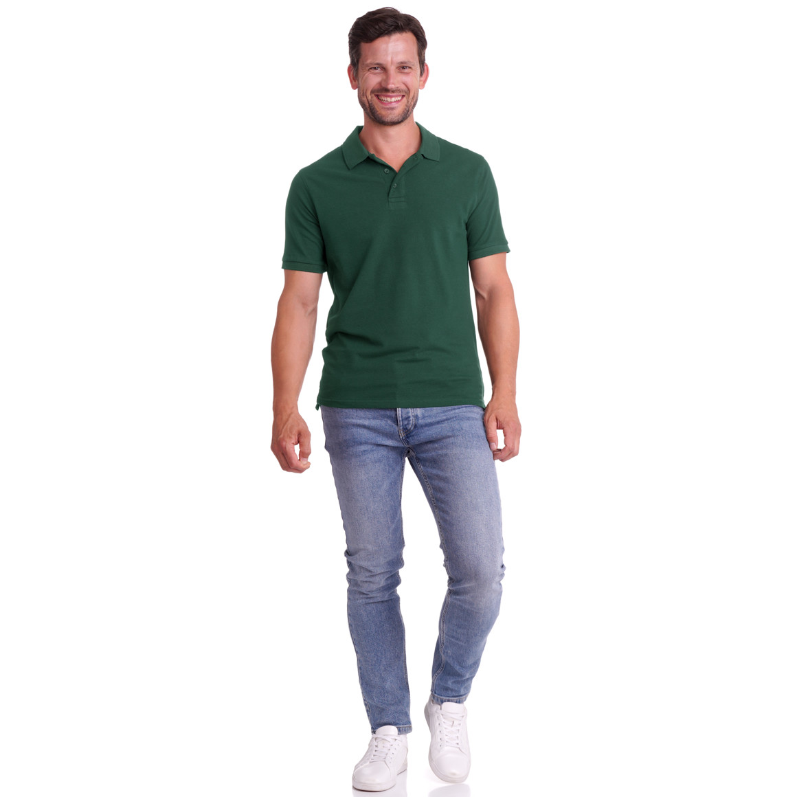 Herren Poloshirt in Pique-Struktur