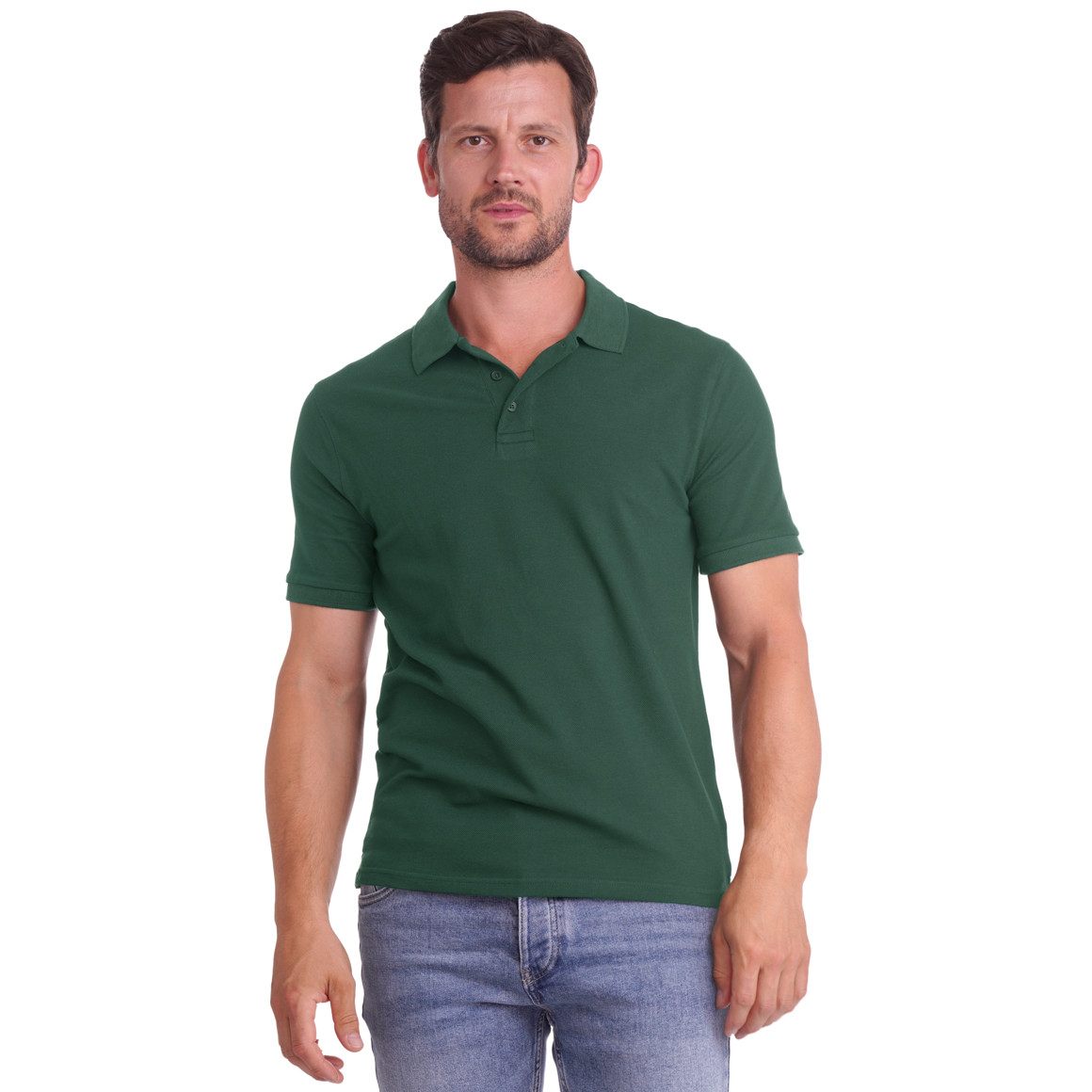 Herren Poloshirt in Pique-Struktur