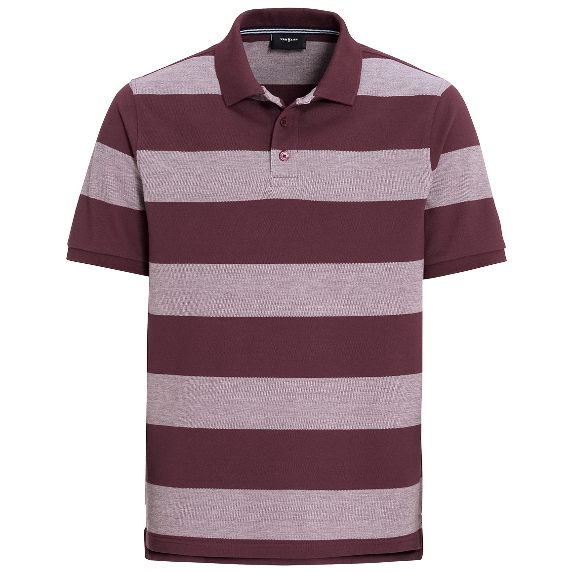 Herren Poloshirt mit breiten Streifen