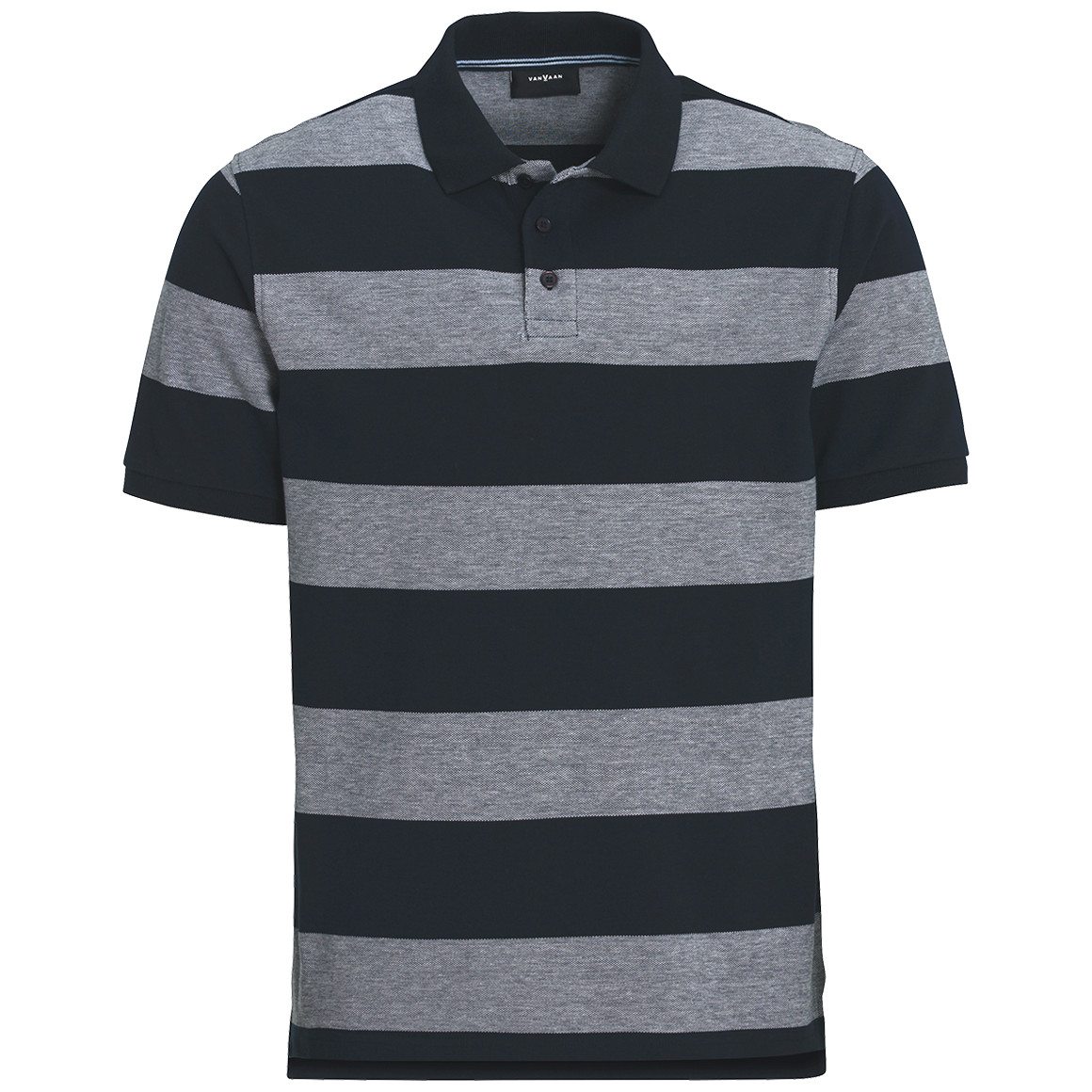 Herren Poloshirt mit breiten Streifen