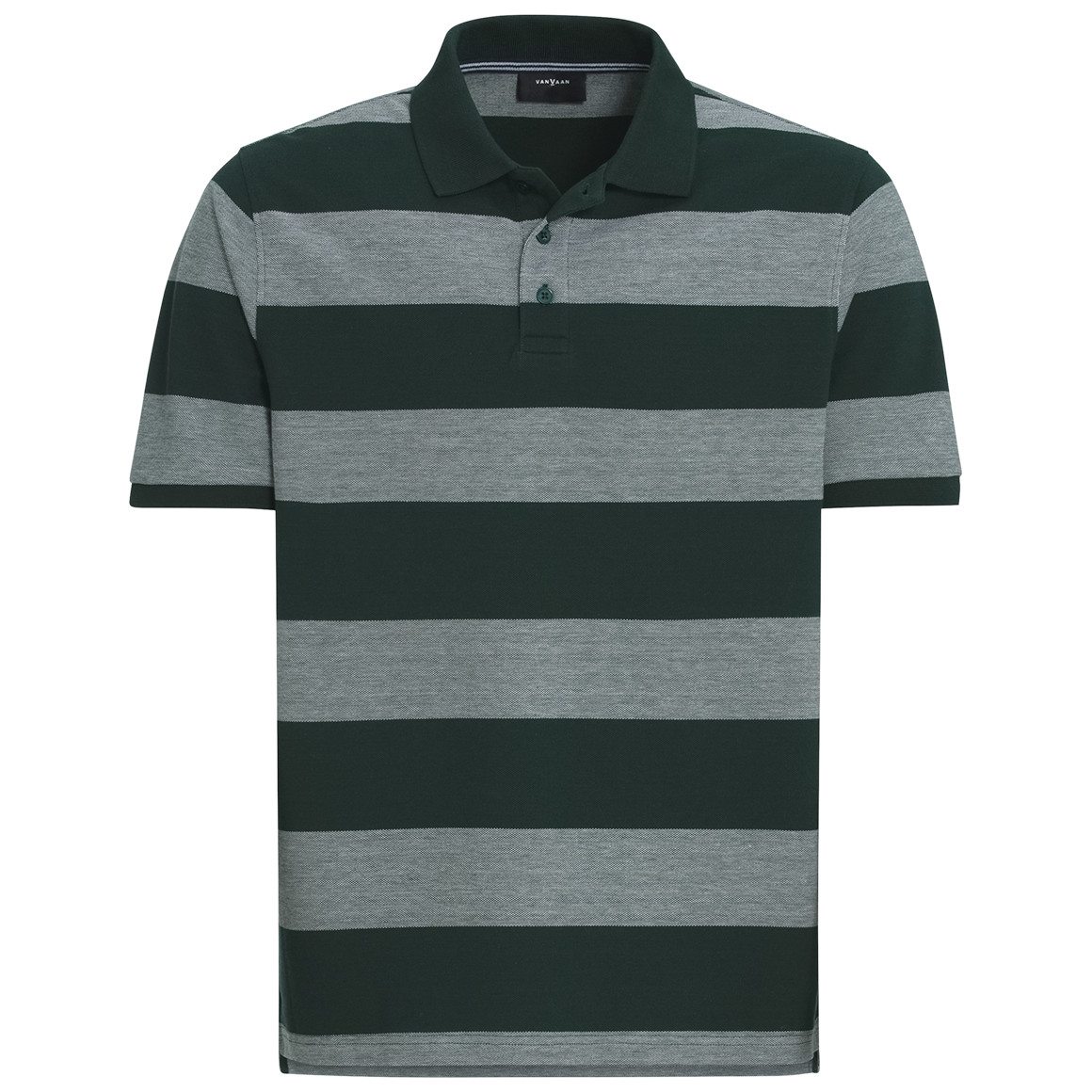 Herren Poloshirt mit breiten Streifen