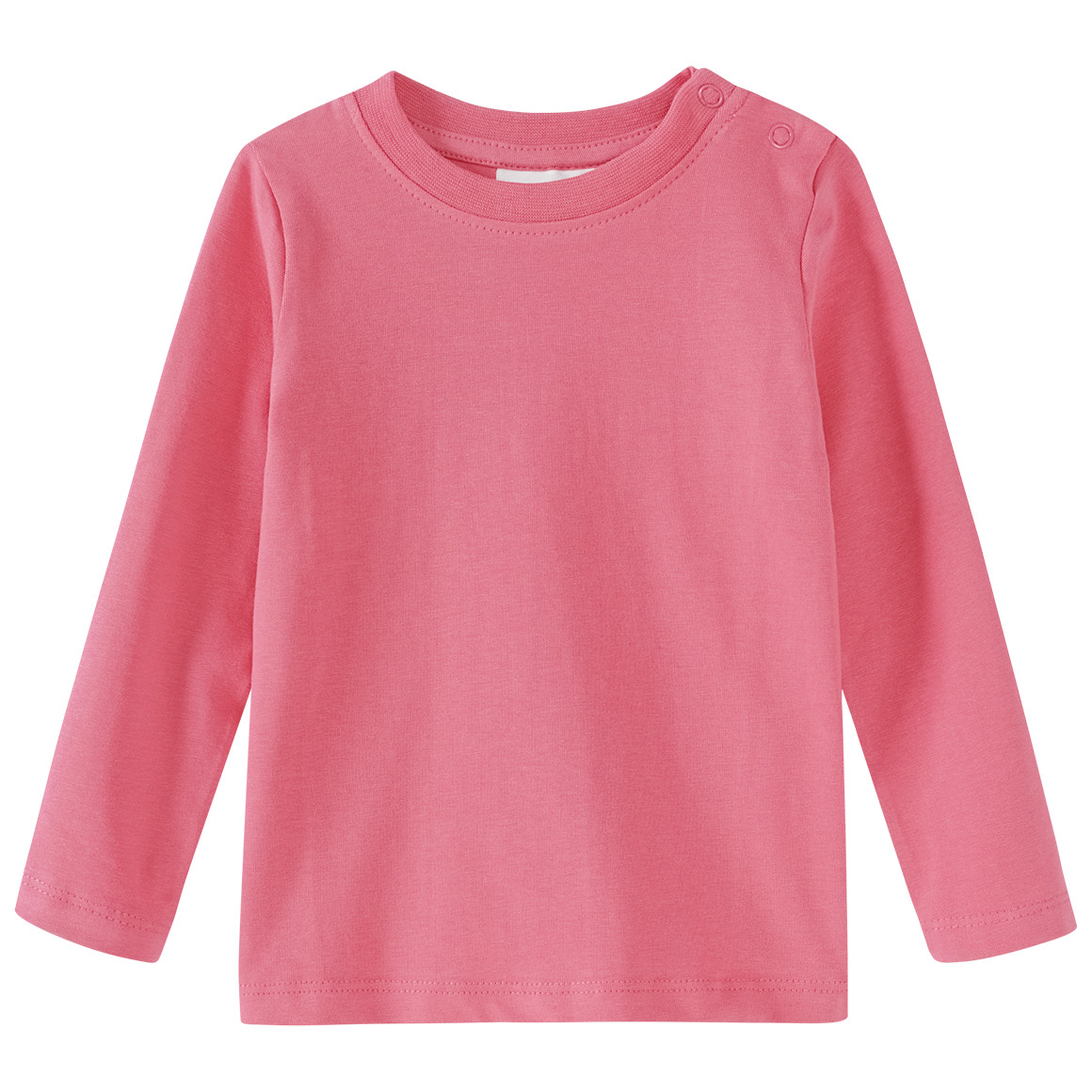 3 Baby Langarmshirts in Unifarben