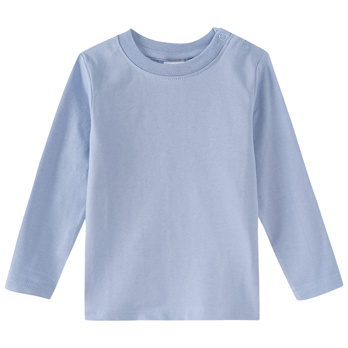 3 Baby Langarmshirts in Unifarben