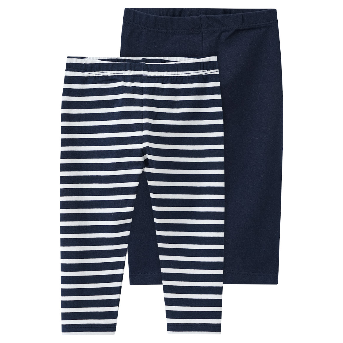 2 Baby Leggings mit Bio-Baumwolle