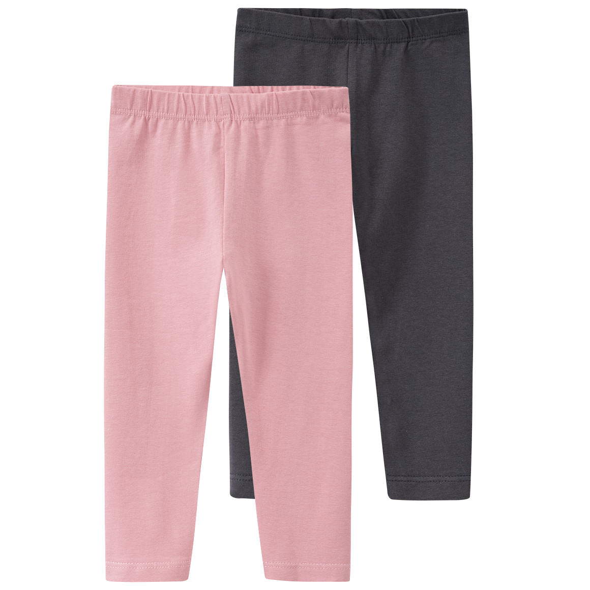 2 Baby Leggings mit Bio-Baumwolle