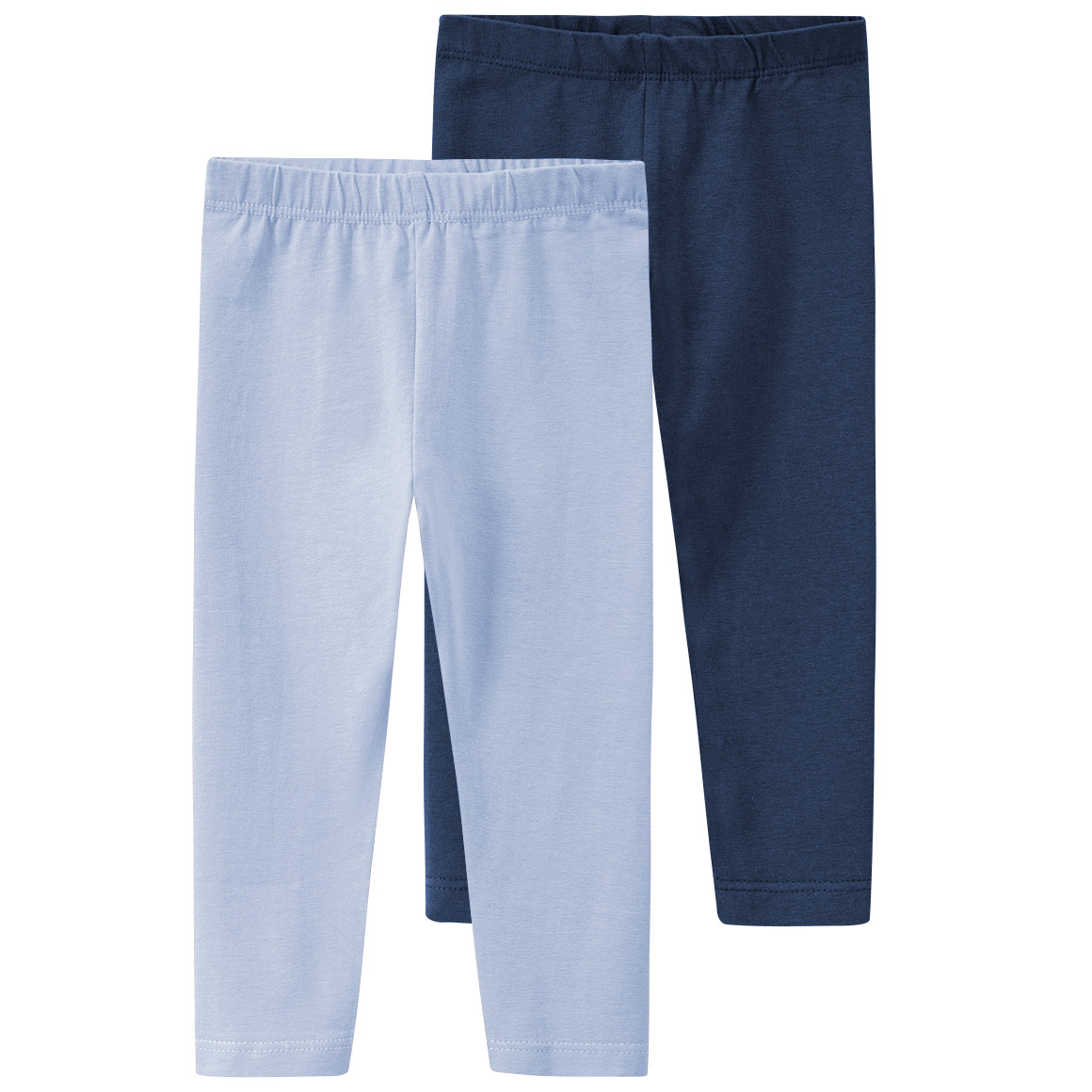 2 Baby Leggings mit Bio-Baumwolle