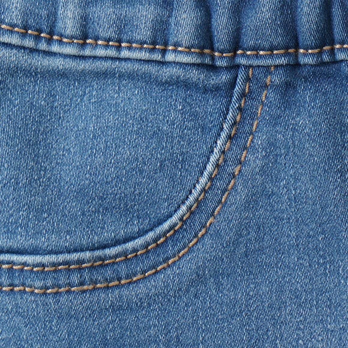 Meisjesjegging met elastische tailleband