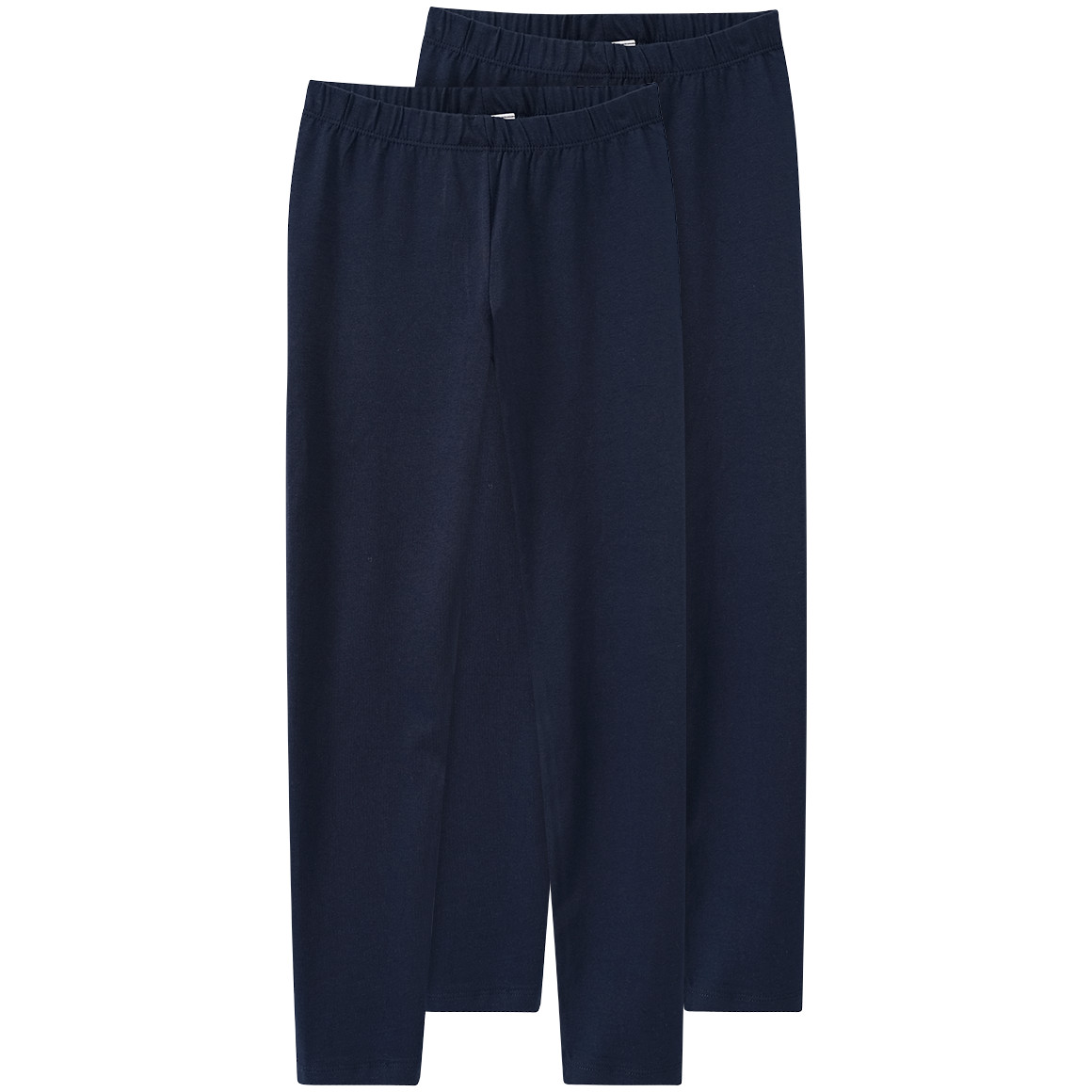 2 Mädchen Leggings mit Bio-Baumwolle