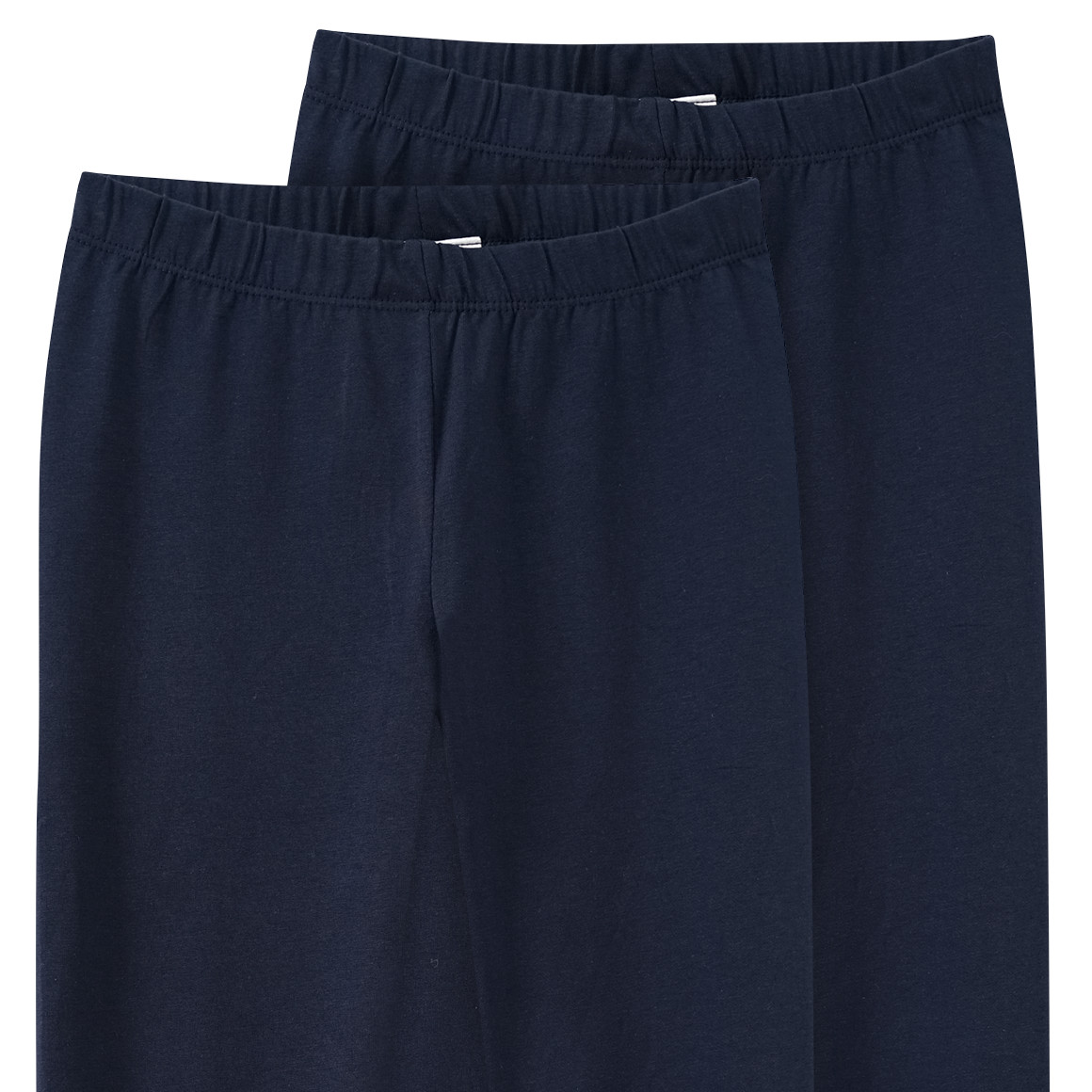 2 Mädchen Leggings mit Bio-Baumwolle