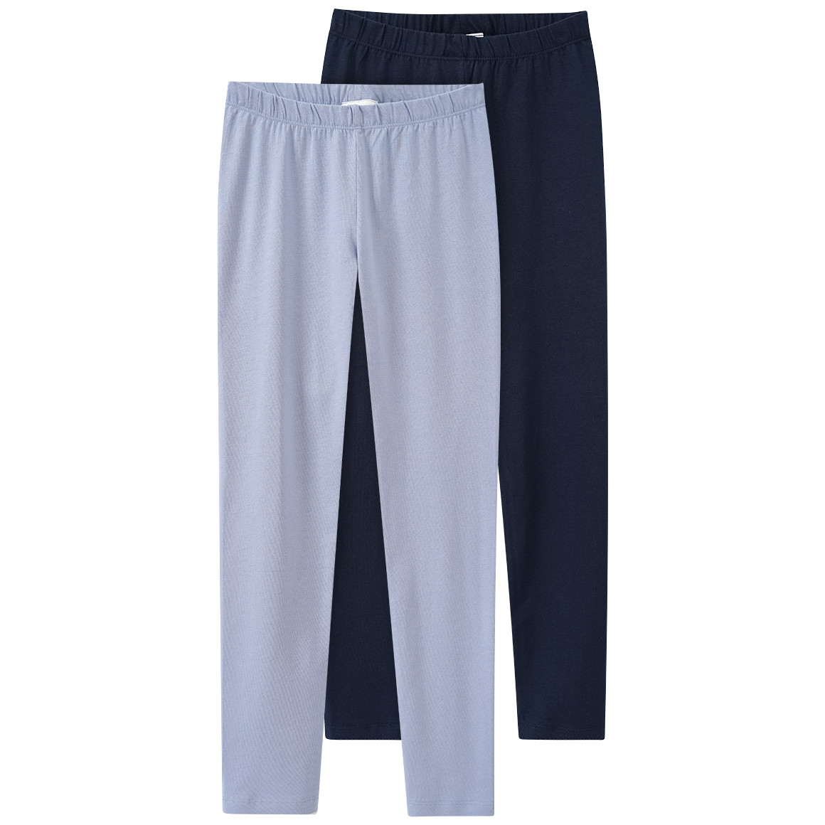 2 Mädchen Leggings mit Bio-Baumwolle