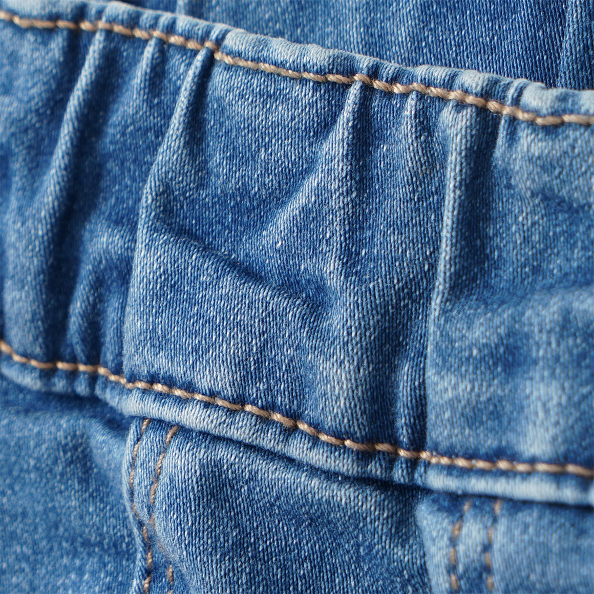 2 Mädchen Jeggings mit Stretch-Bund