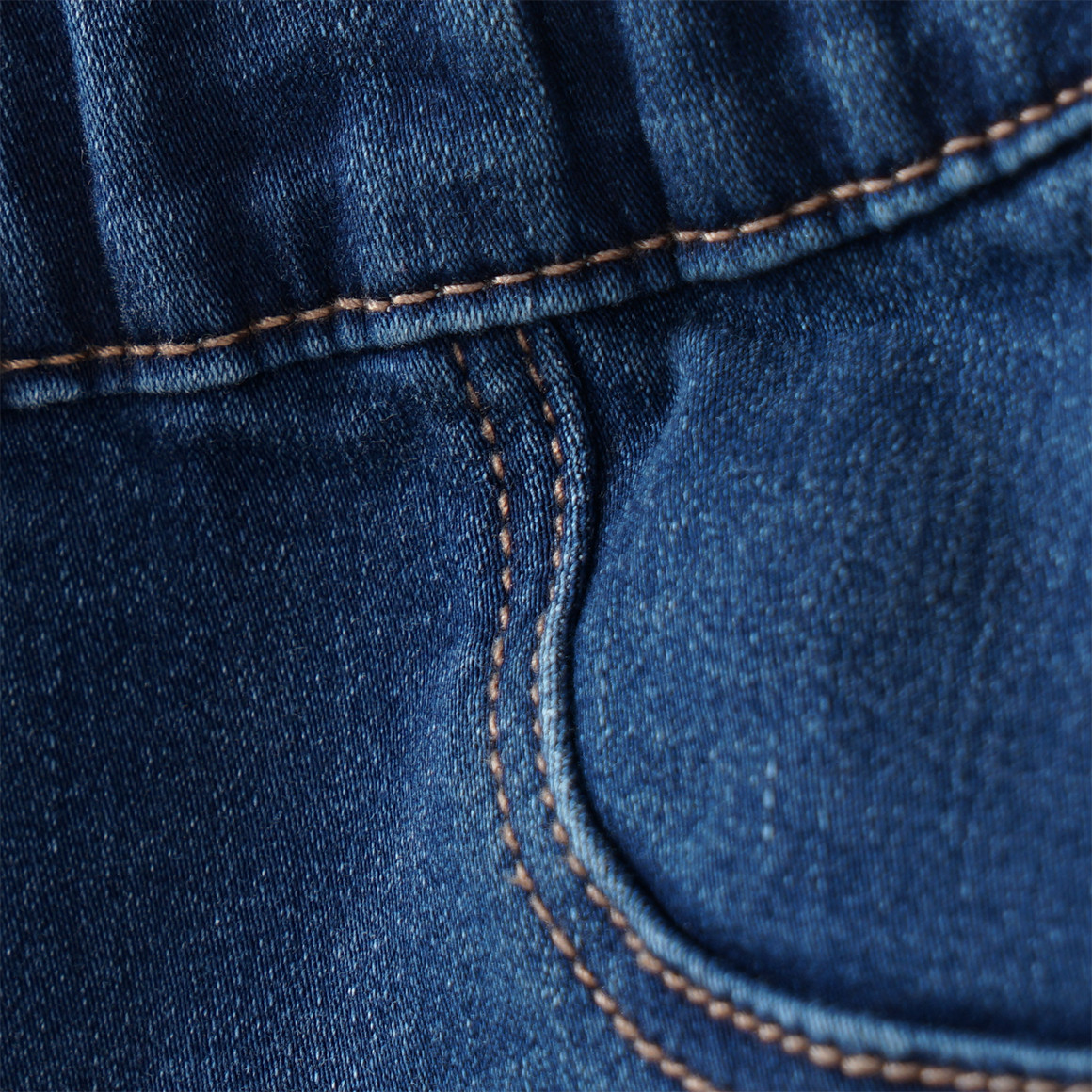 2 Mädchen Jeggings mit Stretch-Bund