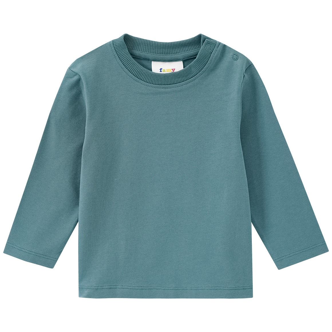 3 Baby Langarmshirts im Basic-Look