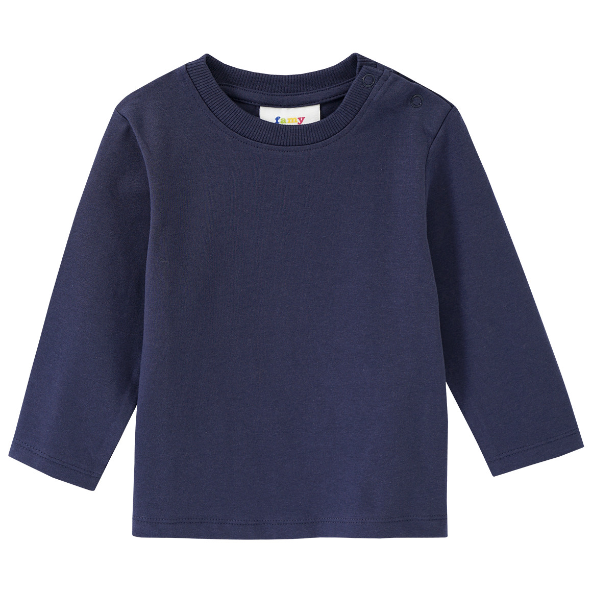 3 Baby Langarmshirts im Basic-Look