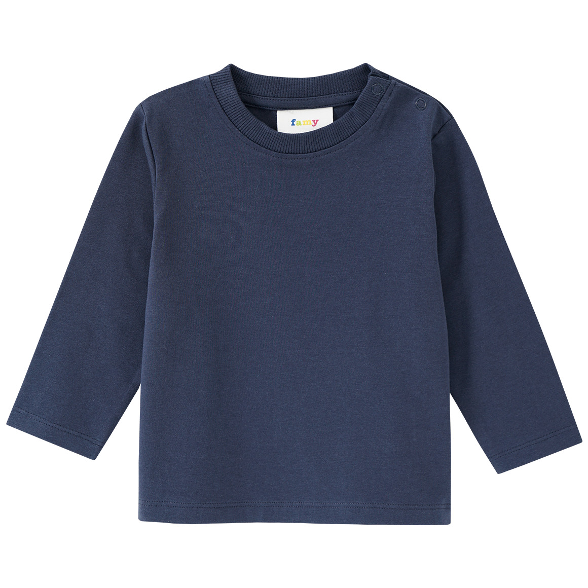 3 Baby Langarmshirts im Basic-Look