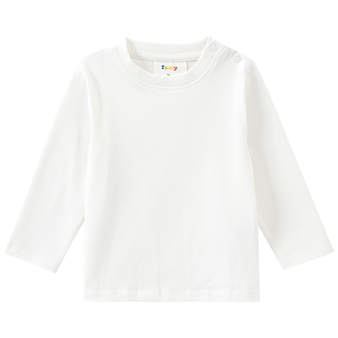 3 Baby Langarmshirts im Basic-Look