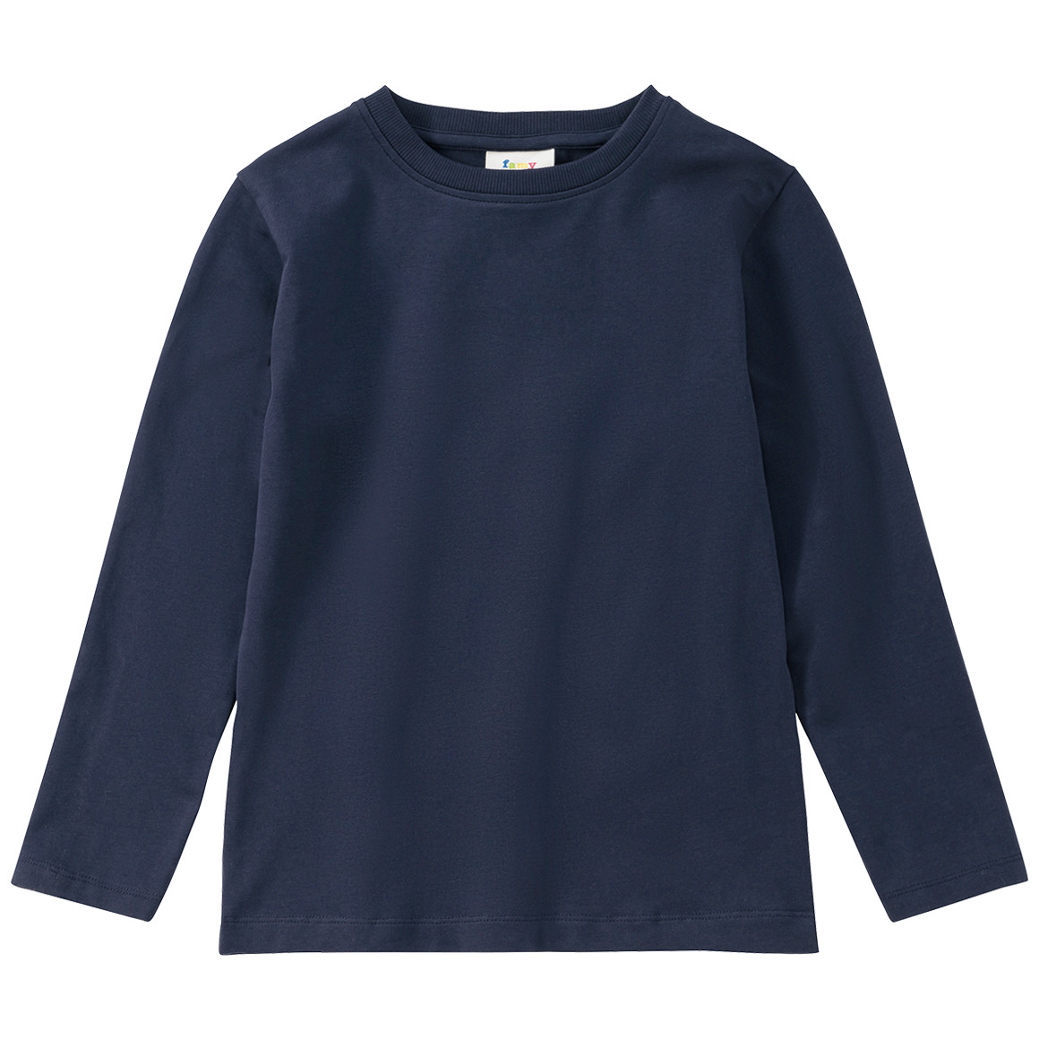 3 basic shirts met lange mouwen voor jongens