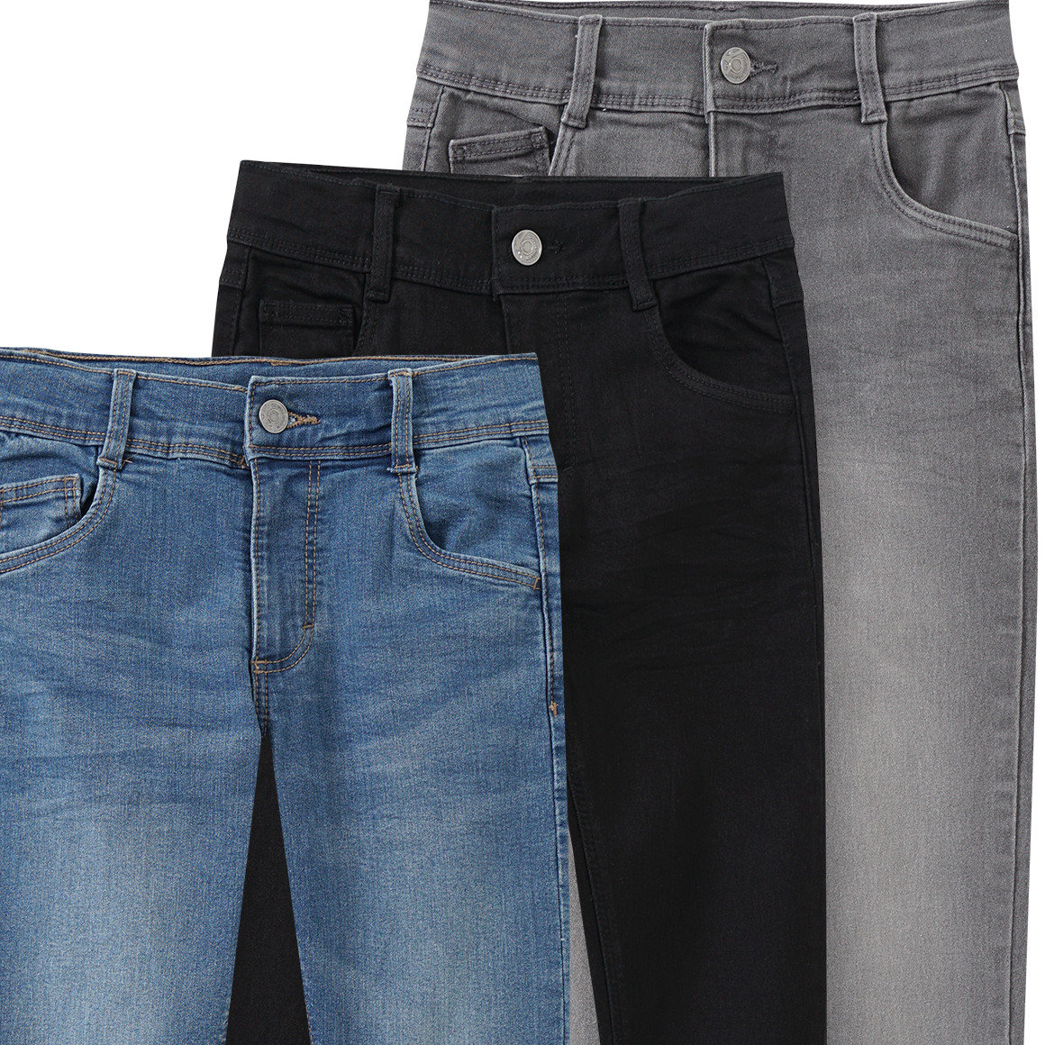 3 Jungen Skinny-Jeans im 5-Pocket-Style