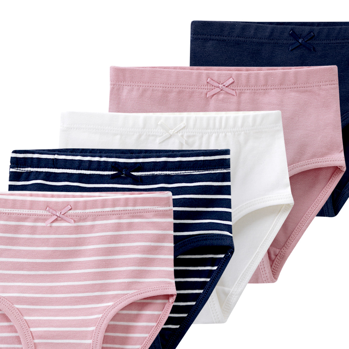 5 Baby Slips in Windelpassform