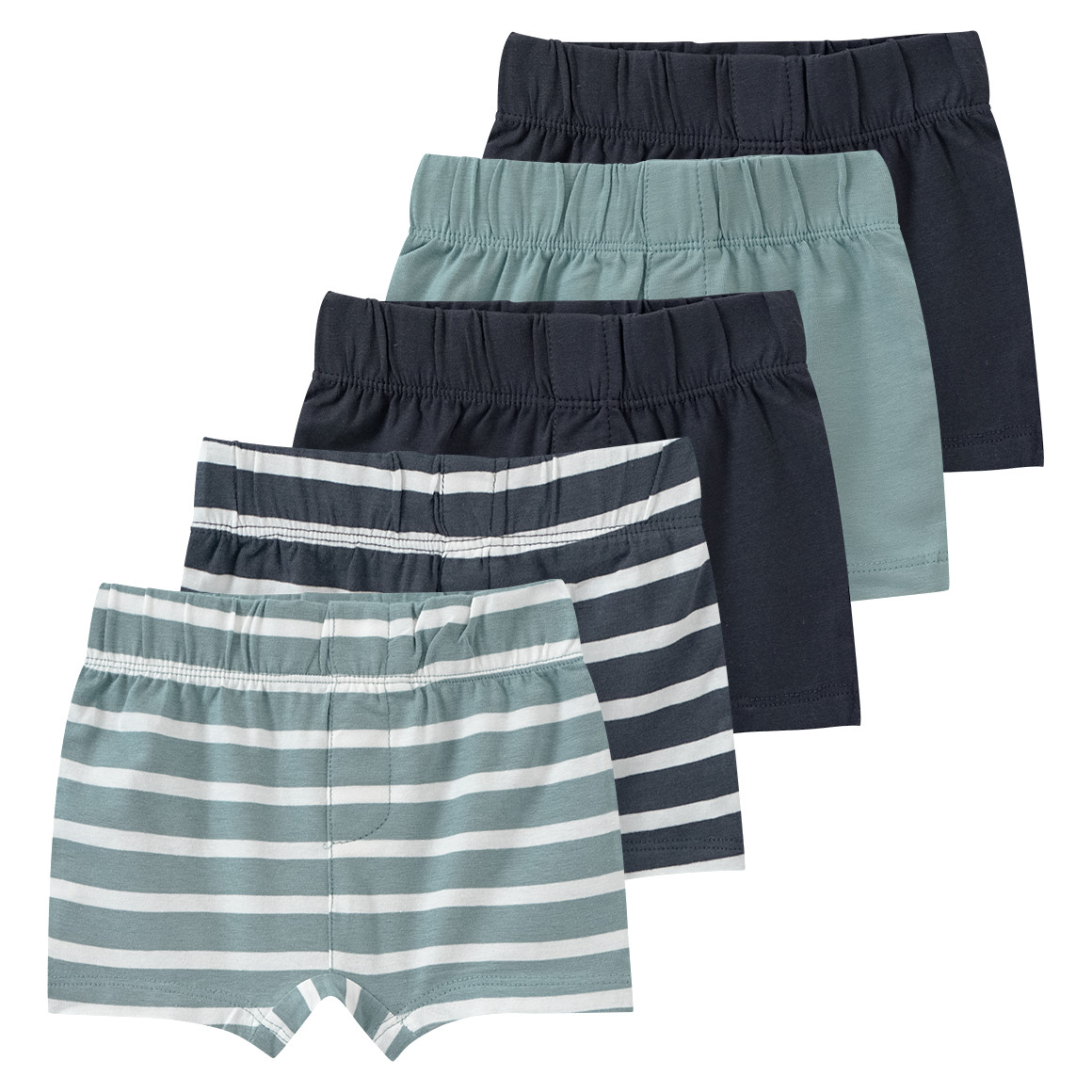 5 Baby Boxer mit Bio-Baumwolle