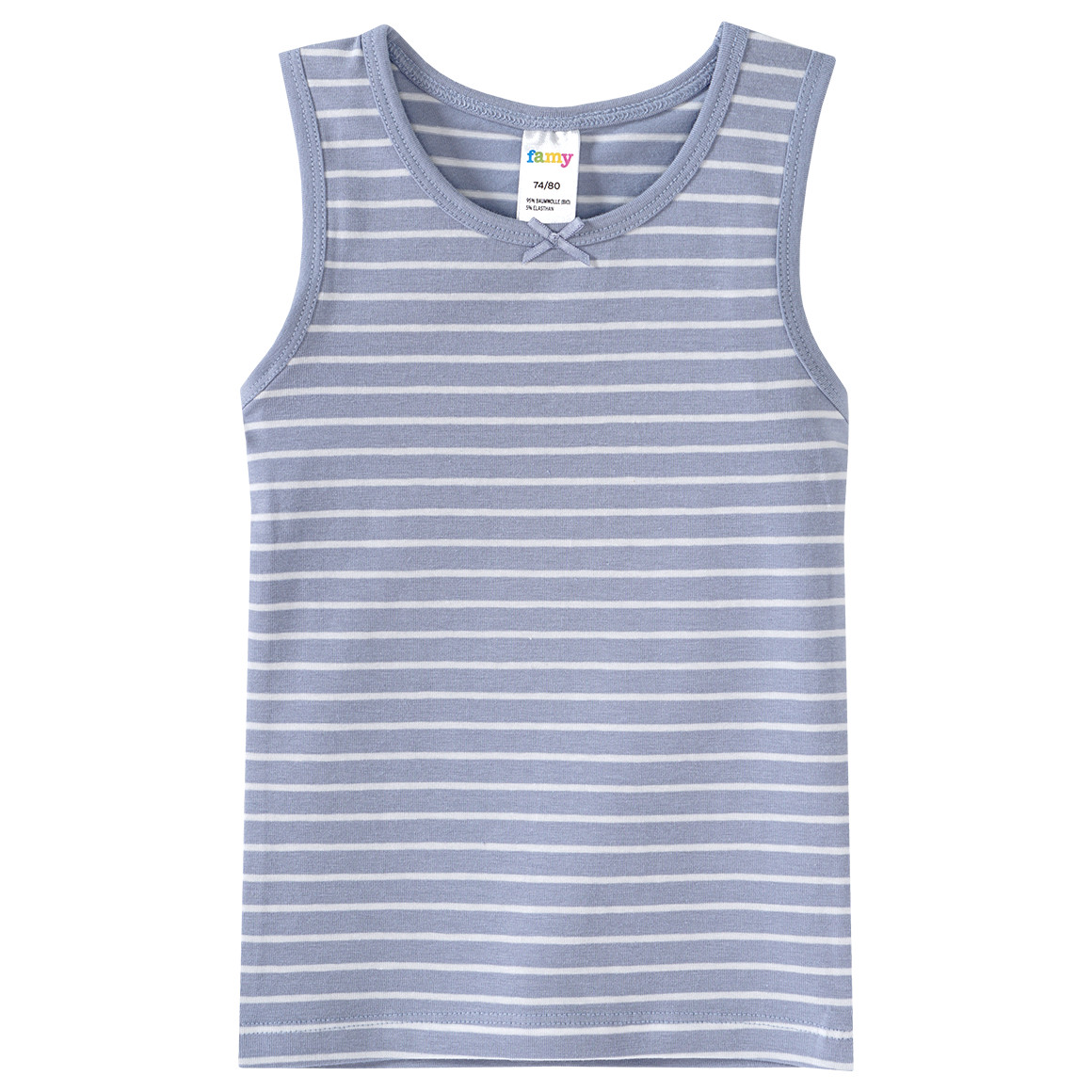 3 Baby Unterhemden mit Bio-Baumwolle