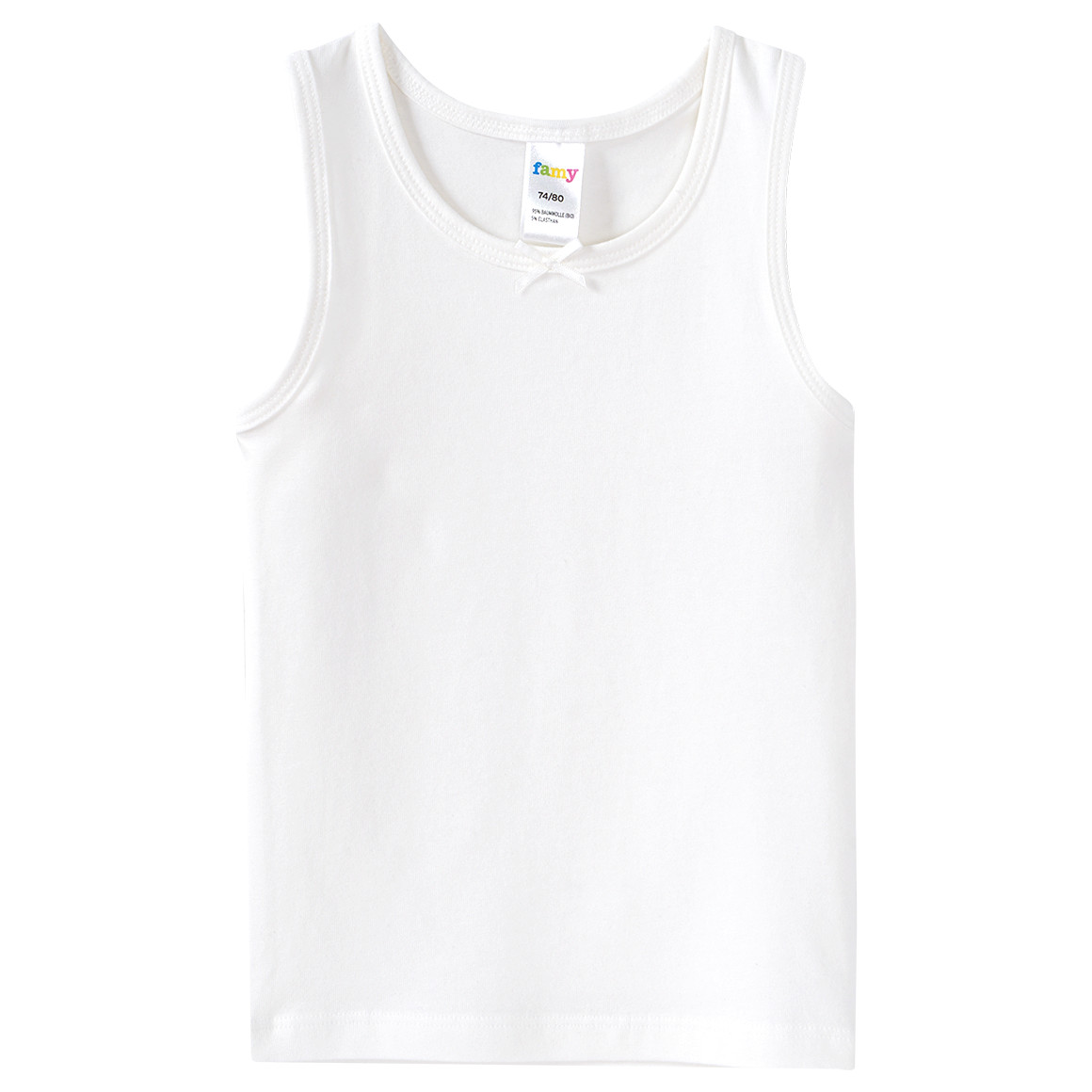 3 Baby Unterhemden mit Bio-Baumwolle