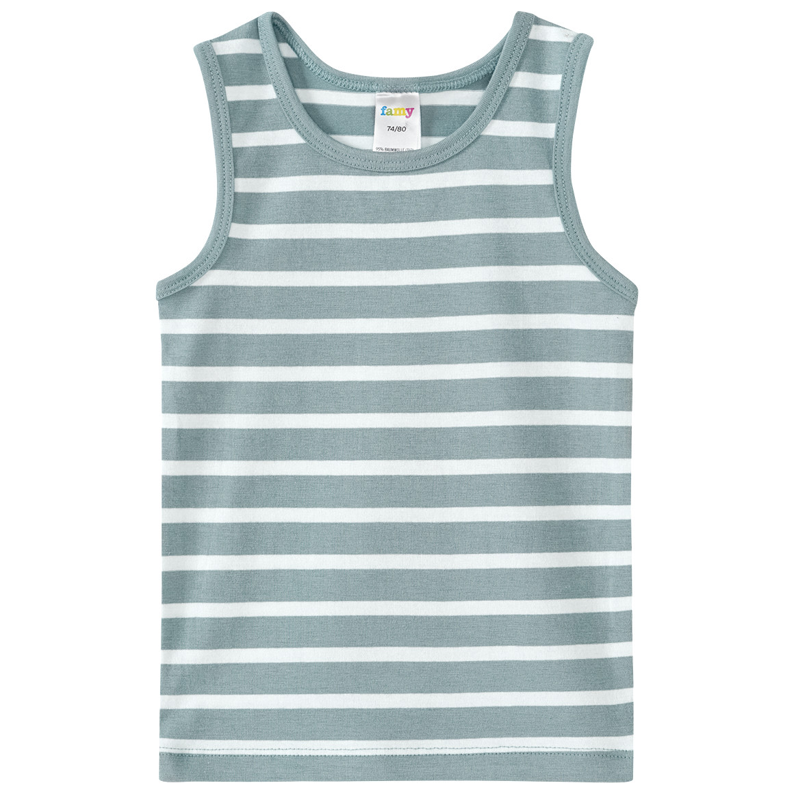 3 jongensonderhemden met biologisch katoen