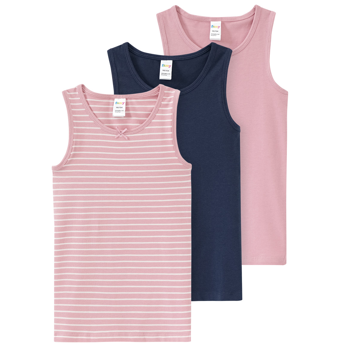 3 Meisjes vesten met biologisch katoen