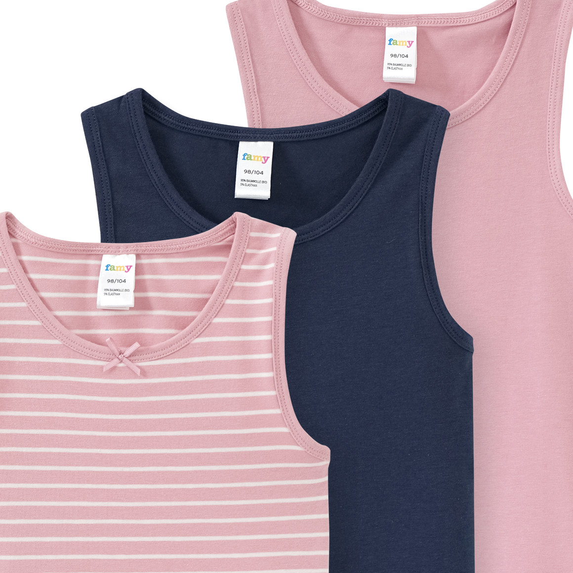 3 Meisjes vesten met biologisch katoen