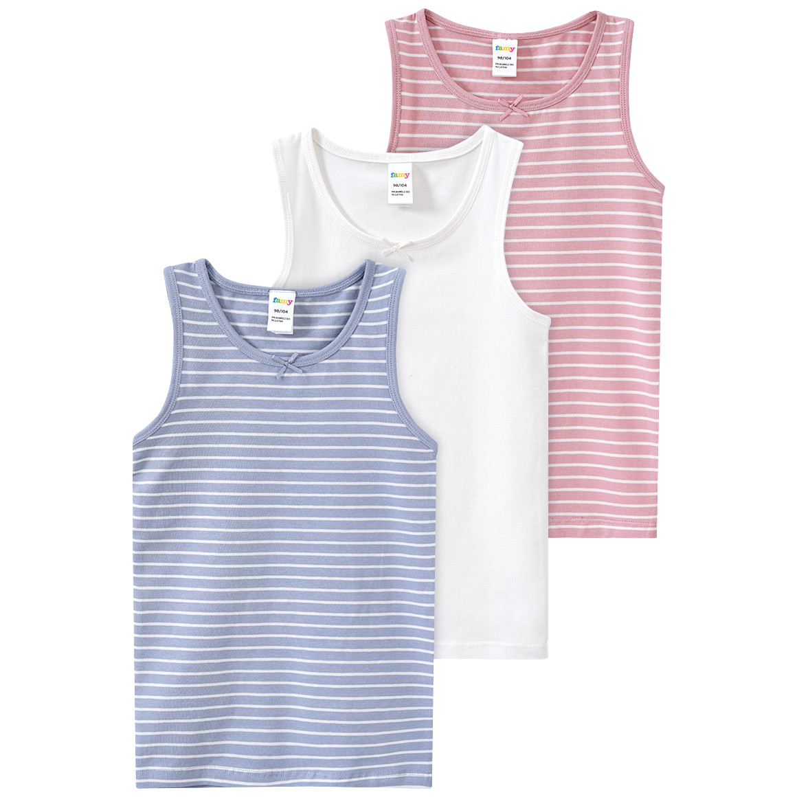 3 Meisjes vesten met biologisch katoen