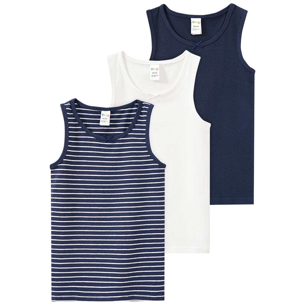 3 Meisjes vesten met biologisch katoen