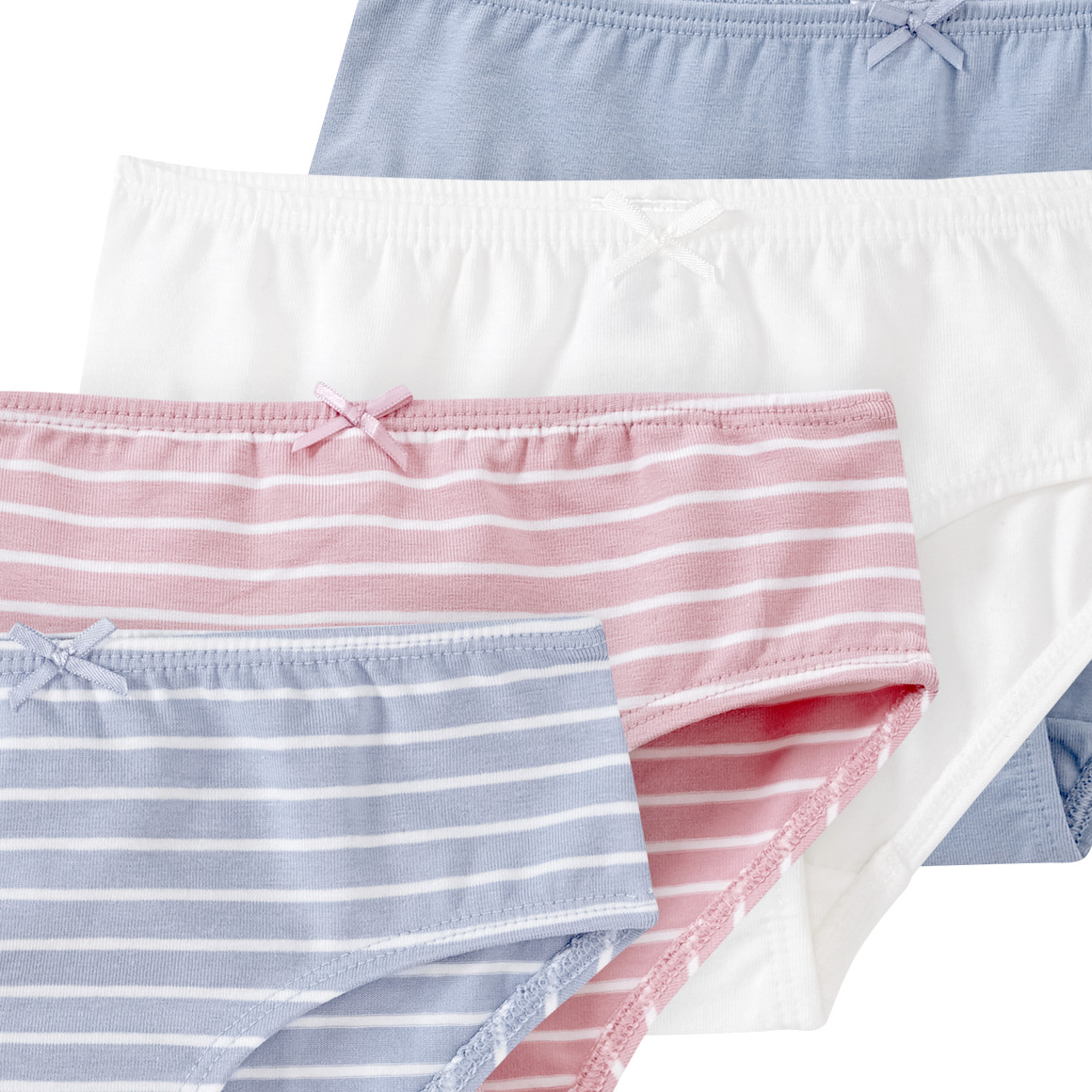 5 Mädchen Slips mit Bio-Baumwolle