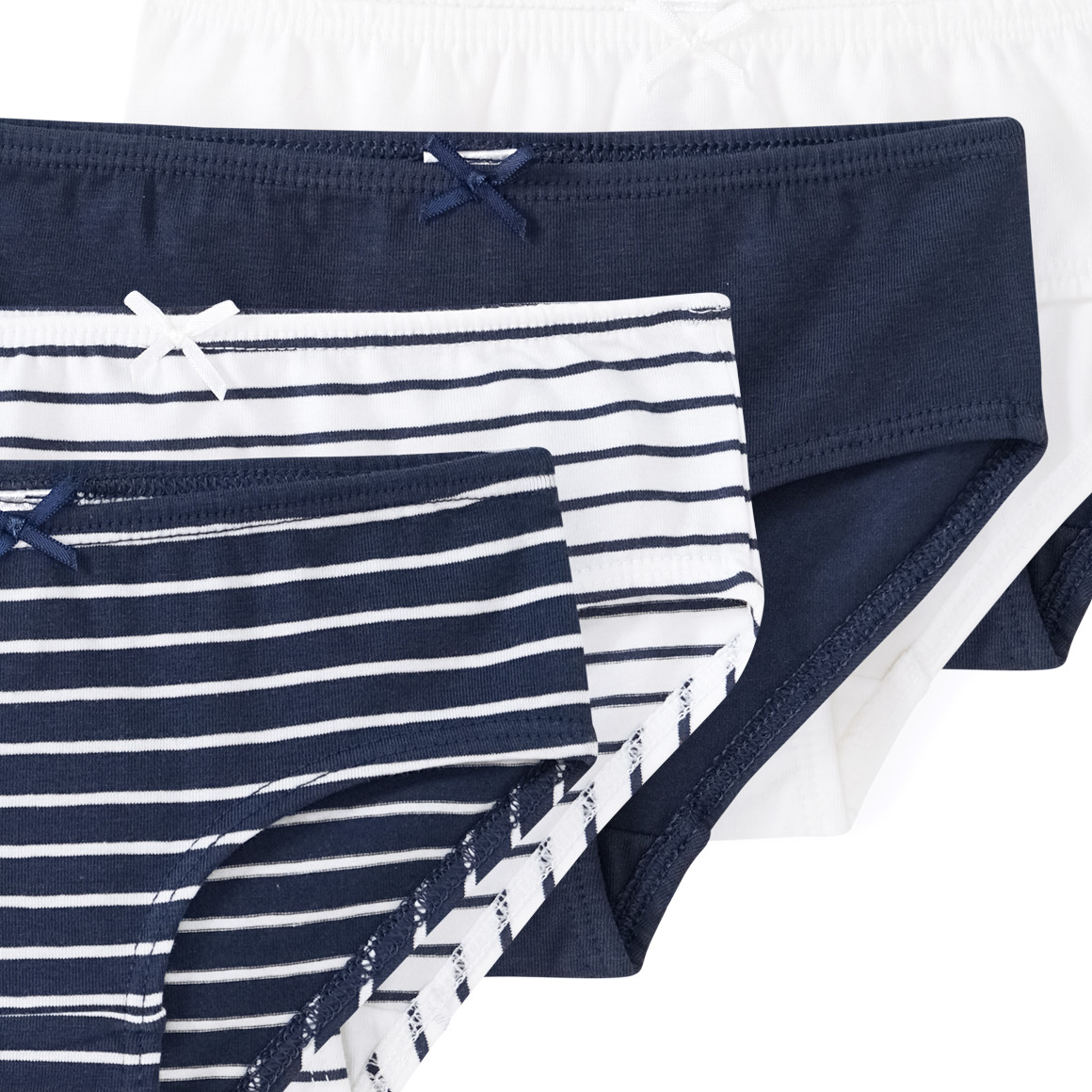 5 Mädchen Slips mit Bio-Baumwolle