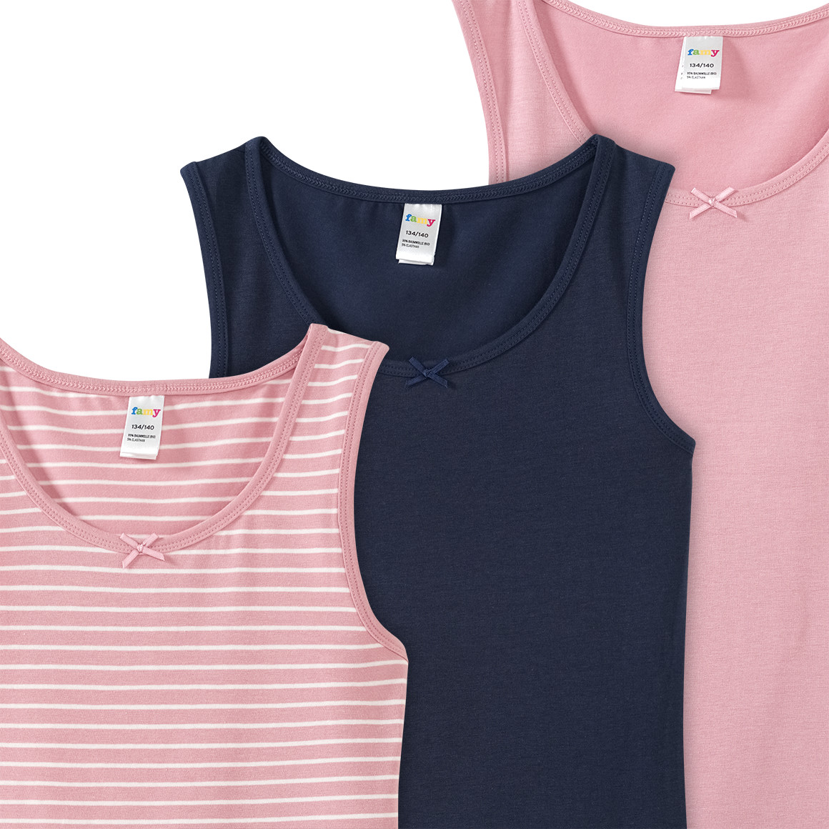 3 Meisjes vesten met biologisch katoen