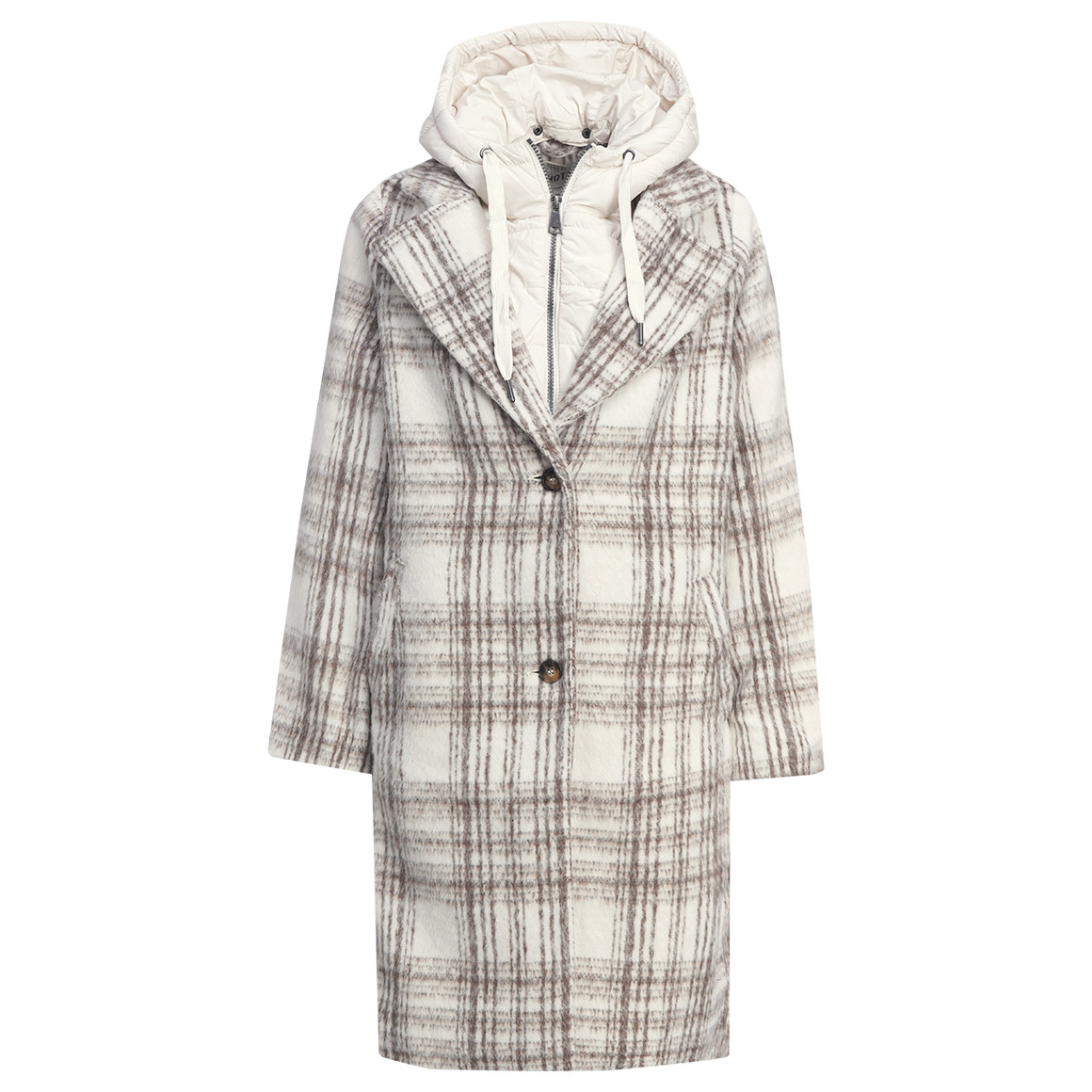 Damesjas met gewatteerde inzet