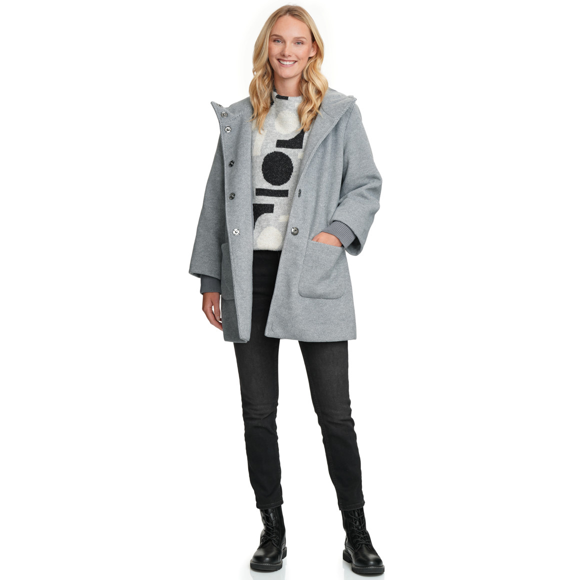 Damesjas met strepen