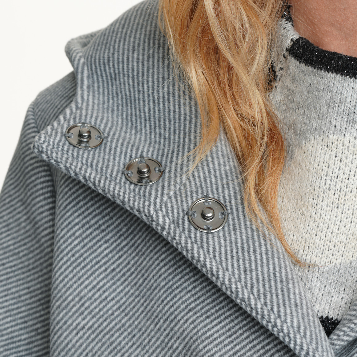 Damesjas met strepen