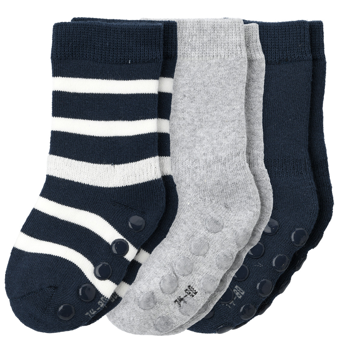 3 Paar Baby Stoppersocken im Set