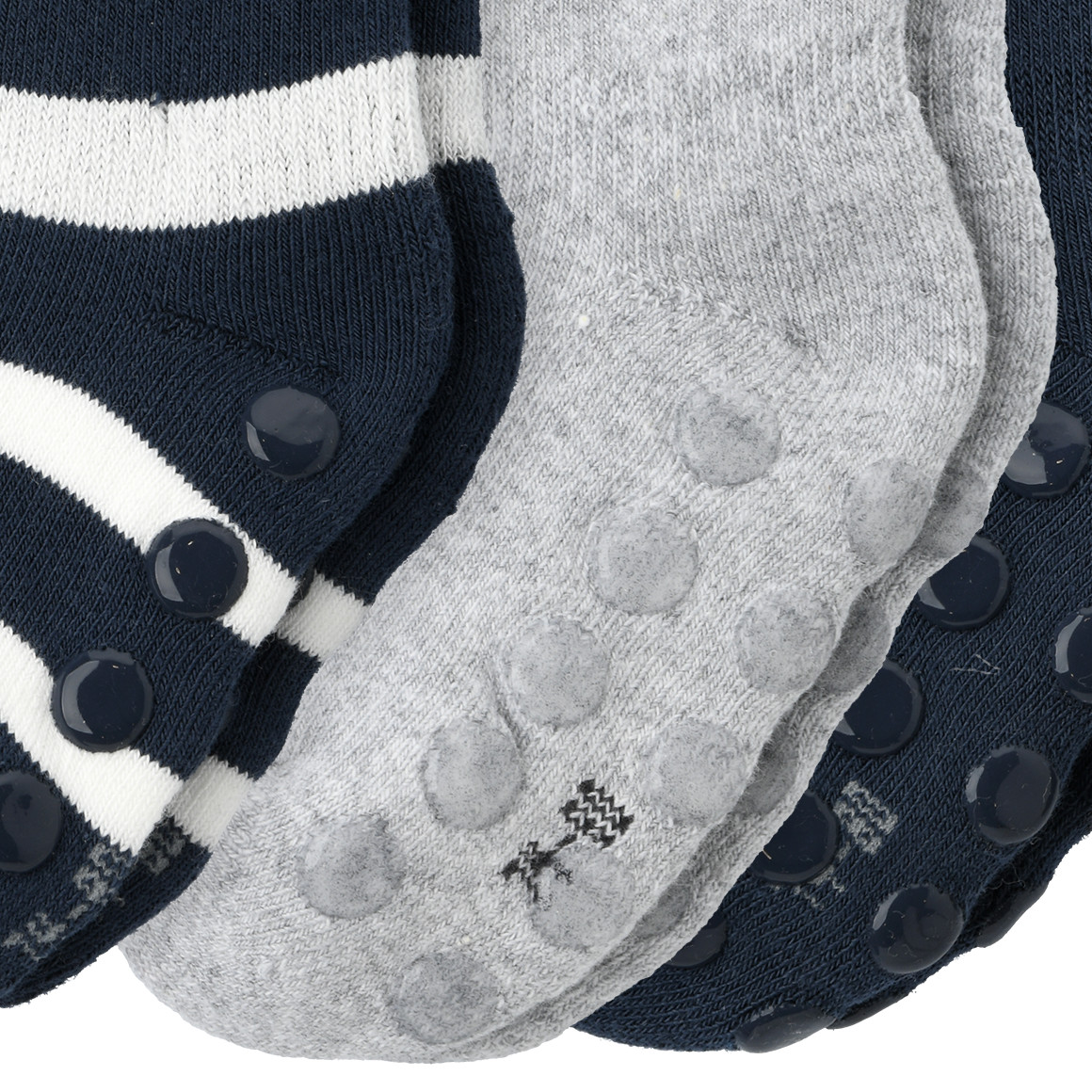 3 Paar Baby Stoppersocken im Set