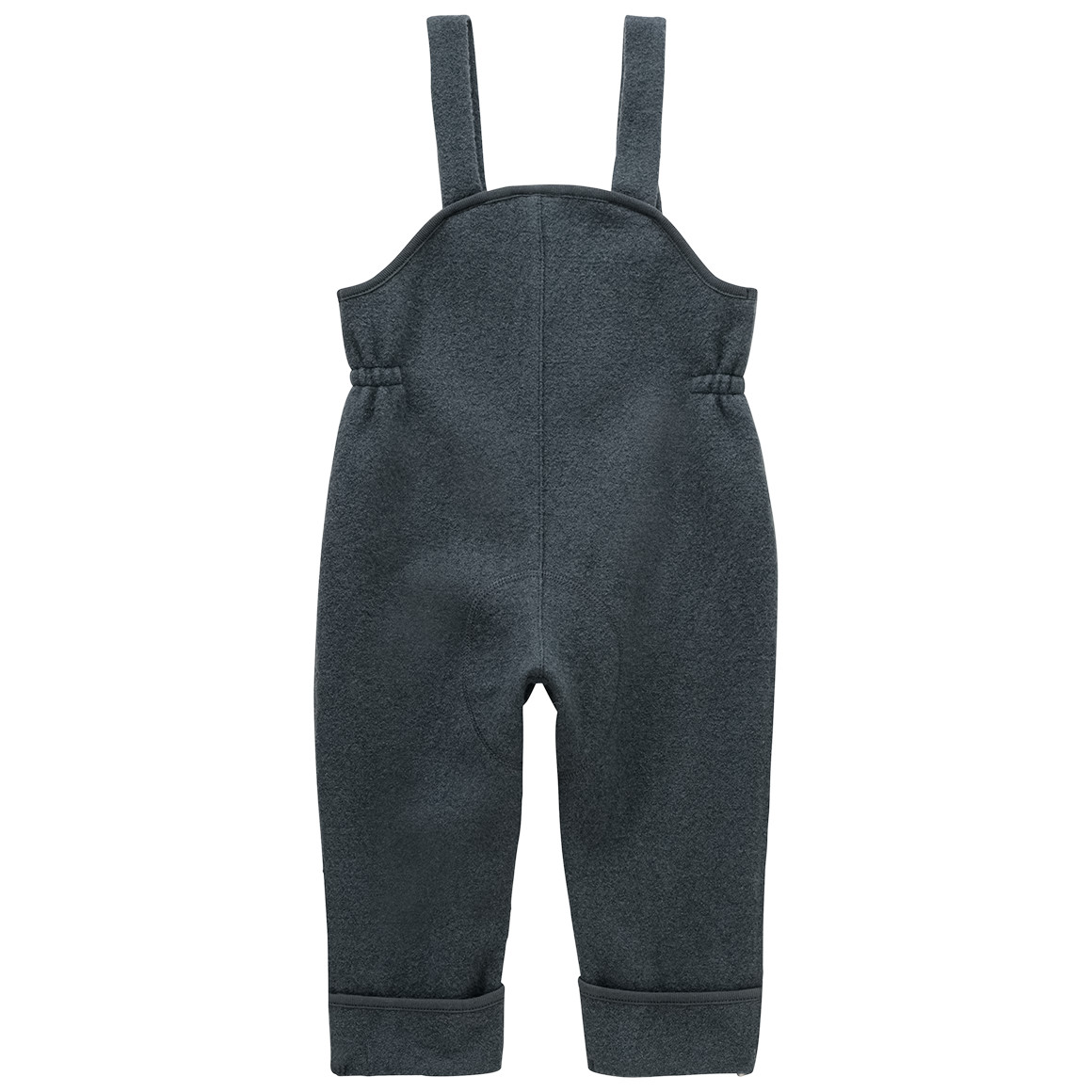 Baby wollen salopette met omgeslagen boorden