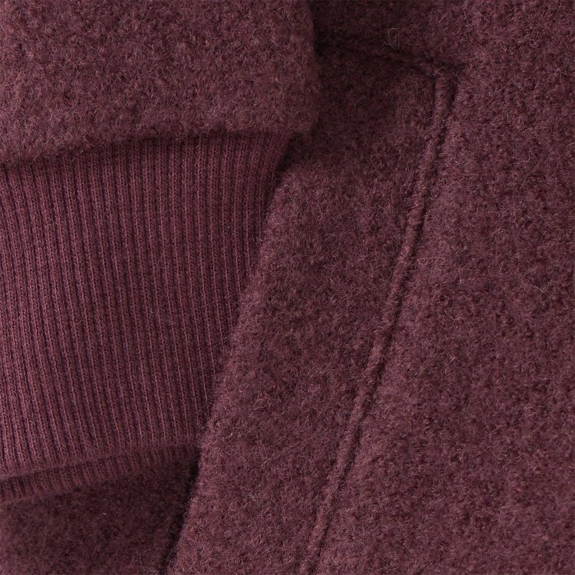 Baby Wollwalk-Jacke mit Kapuze