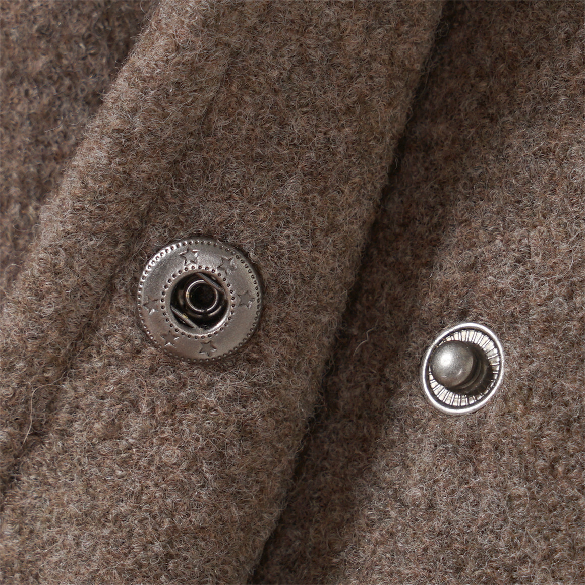 Baby Wollwalk-Jacke mit Kapuze